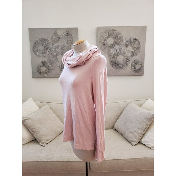 Gibson Convertible Neckline Tunic - size XS in Pink. - Picture 5 of 12